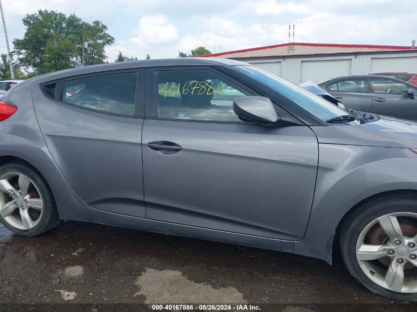 2012 Hyundai Veloster Base W/Black VIN: KMHTC6AD1CU067160 Lot: 40167886