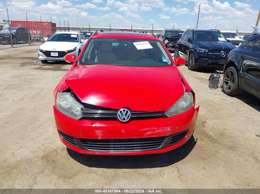 2013 Volkswagen Jetta Sportwagen 2.0L Tdi VIN: 3VWPL7AJ4DM676733 Lot: 40167904