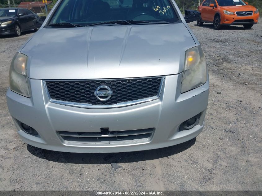 2012 Nissan Sentra 2.0 Sr VIN: 3N1AB6AP9CL623348 Lot: 40167914