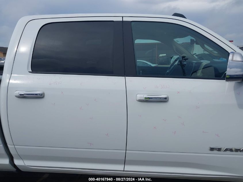 2022 Ram 2500 Laramie 4X4 6'4 Box VIN: 3C6UR5FL1NG381860 Lot: 40167940