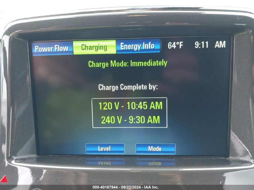 2014 Chevrolet Volt VIN: 1G1RC6E48EU173044 Lot: 40167944