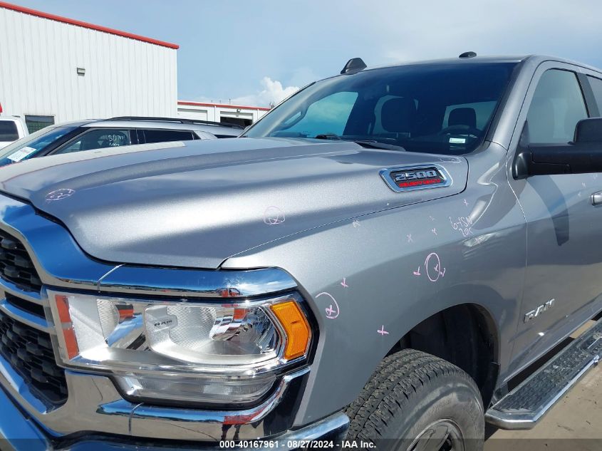 2022 Ram 2500 Big Horn 4X4 6'4 Box VIN: 3C6UR5DJ0NG231871 Lot: 40167961