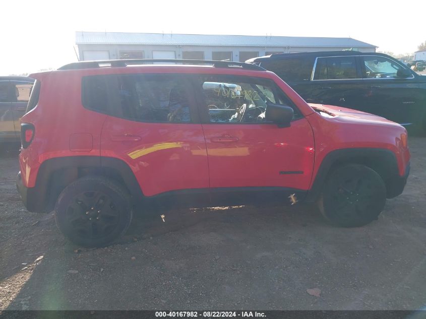 2019 Jeep Renegade Upland 4X4 VIN: ZACNJBAB3KPK49319 Lot: 40167982