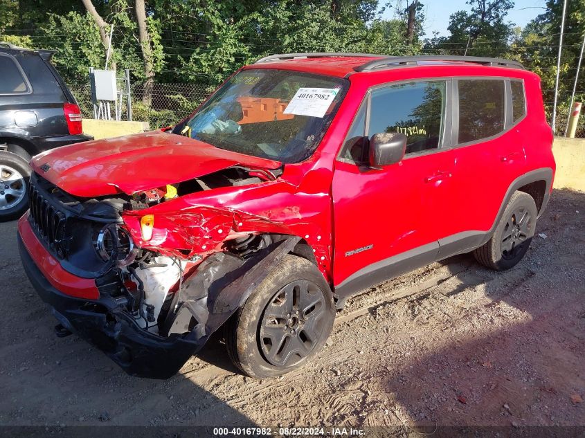 2019 Jeep Renegade Upland 4X4 VIN: ZACNJBAB3KPK49319 Lot: 40167982