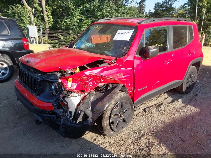 2019 Jeep Renegade Upland 4X4 VIN: ZACNJBAB3KPK49319 Lot: 40167982