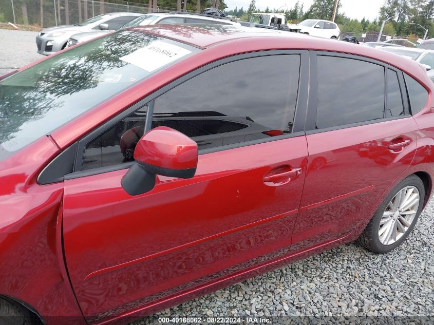 2013 Subaru Impreza 2.0I Premium VIN: JF1GPAD69DH822730 Lot: 40168062