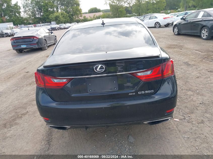 2013 Lexus Gs 350 VIN: JTHCE1BL6D5007151 Lot: 40168069