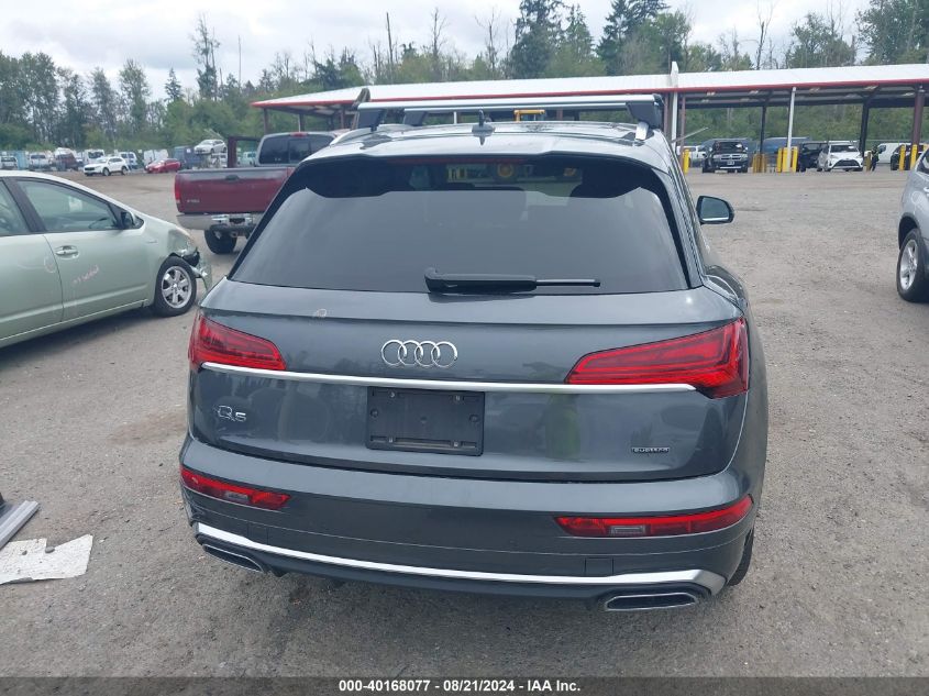 2023 Audi Q5 Premium Plus 45 Tfsi S Line Quattro VIN: WA1EAAFY7P2052661 Lot: 40168077