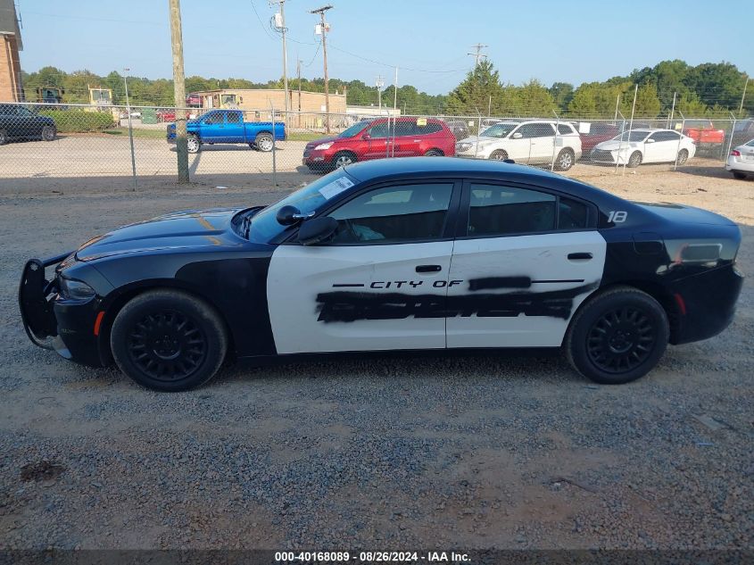 2018 Dodge Charger Police Awd VIN: 2C3CDXKT0JH170863 Lot: 40168089