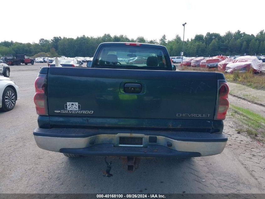 2005 Chevrolet Silverado 1500 Ls VIN: 1GCEK14T55Z160808 Lot: 40168100