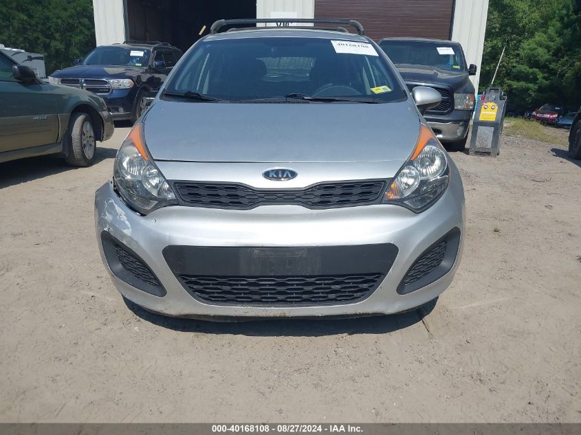 2012 Kia Rio5 Lx VIN: KNADM5A37C6016948 Lot: 40168108