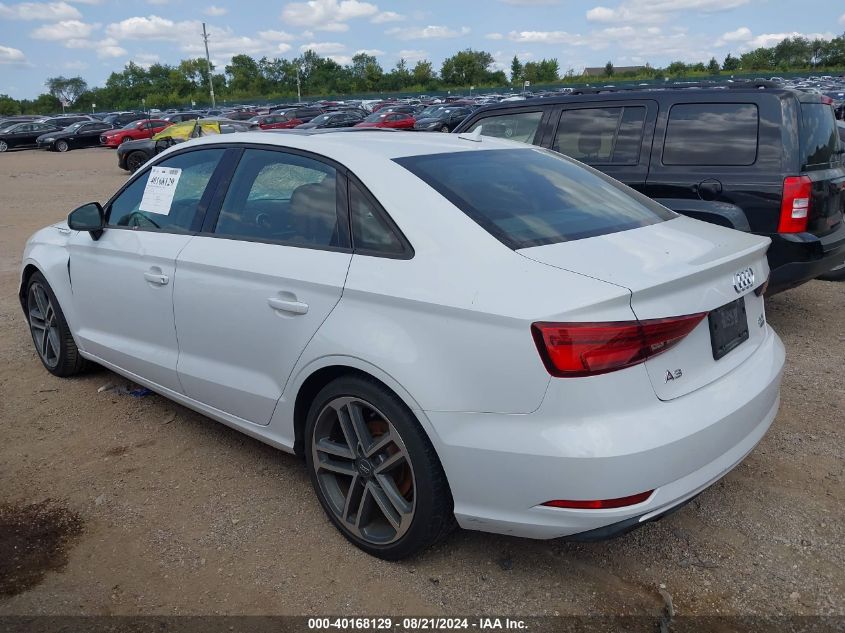 2018 Audi A3 2.0T Premium/2.0T Tech Premium VIN: WAUB8GFF8J1017854 Lot: 40168129