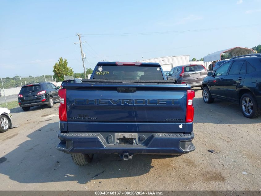 2021 Chevrolet Silverado 1500 4Wd Short Bed Custom VIN: 3GCPYBEK0MG431727 Lot: 40168137