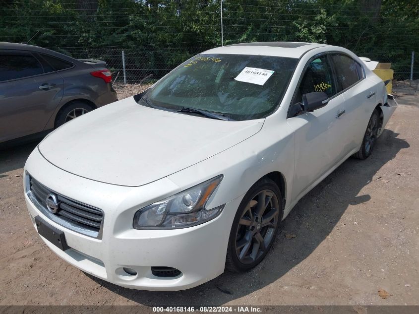 2013 Nissan Maxima 3.5 Sv VIN: 1N4AA5AP3DC838575 Lot: 40168146