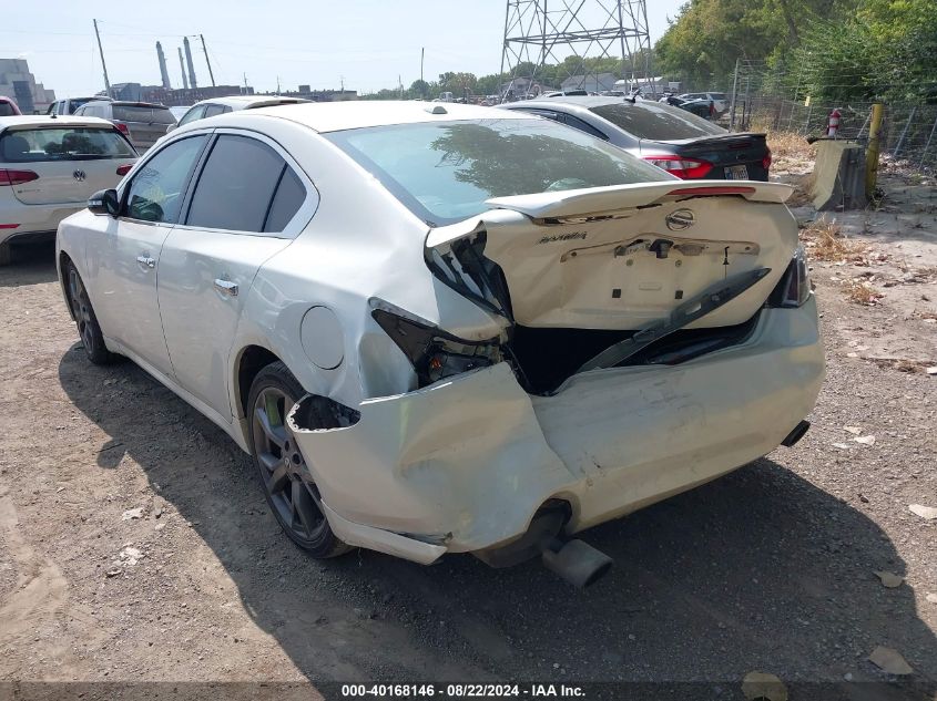 2013 Nissan Maxima 3.5 Sv VIN: 1N4AA5AP3DC838575 Lot: 40168146