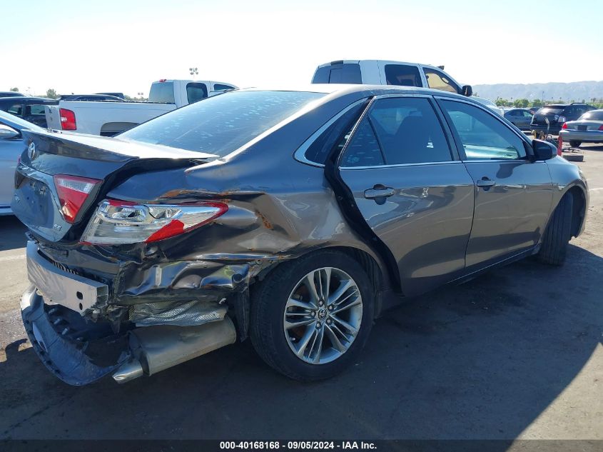 2016 Toyota Camry Se VIN: 4T1BF1FK6GU533944 Lot: 40168168