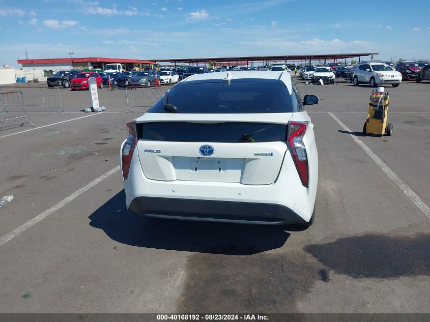 2016 Toyota Prius Four VIN: JTDKARFUXG3015067 Lot: 40168192