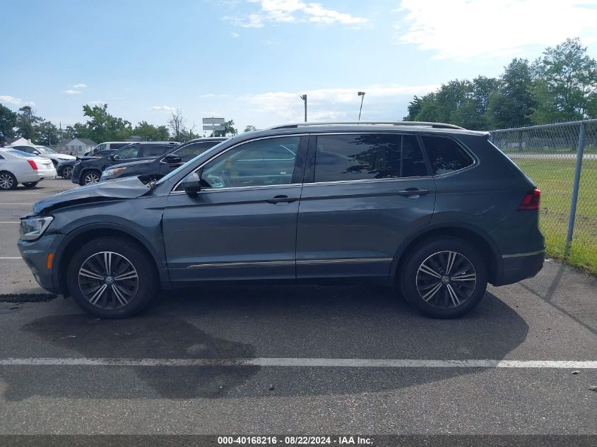 2019 VOLKSWAGEN TIGUAN 2.0T SE/2.0T SEL/2.0T SEL R-LINE/2.0T SEL R-LINE BLACK - 3VV2B7AXXKM018238