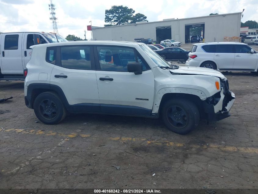 2020 Jeep Renegade Sport Fwd VIN: ZACNJAAB8LPL16038 Lot: 40168242