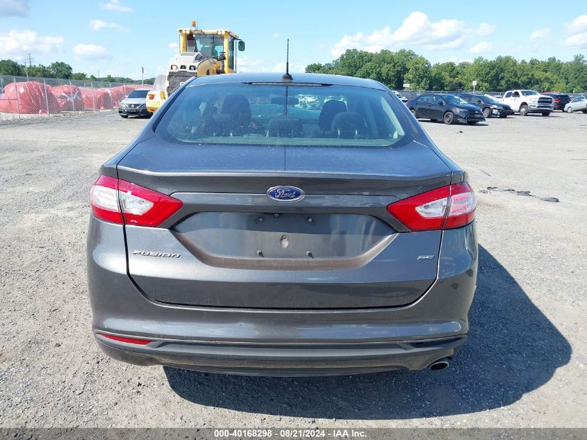 2016 Ford Fusion Se VIN: 3FA6P0H75GR345693 Lot: 40168298