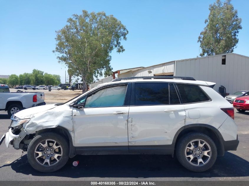 2022 Honda Passport Awd Trailsport VIN: 5FNYF8H63NB020227 Lot: 40168305