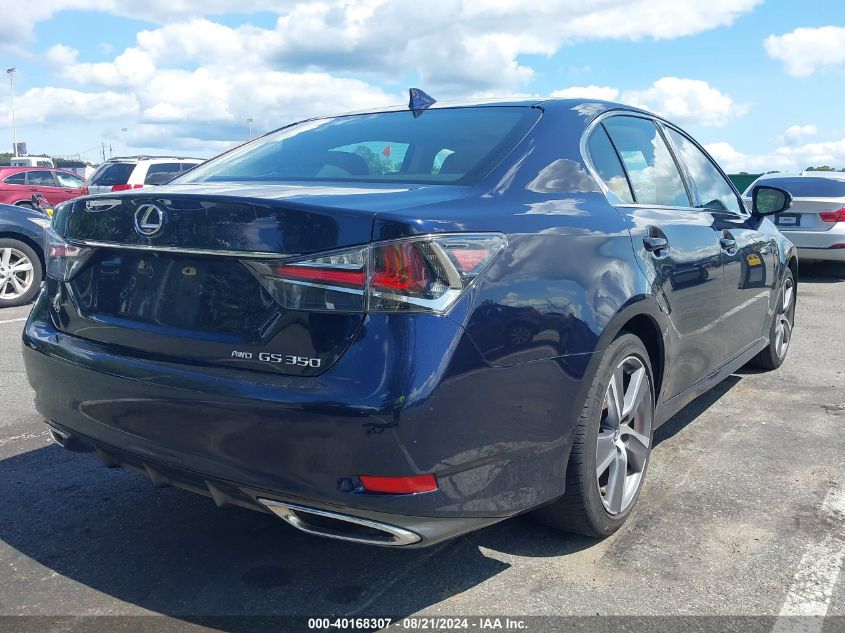 VIN JTHCZ1BL3KA010940 2019 Lexus GS, 350 no.4