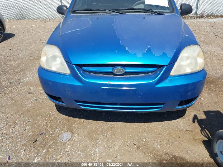 2004 Kia Rio VIN: KNADC125846346546 Lot: 40168402