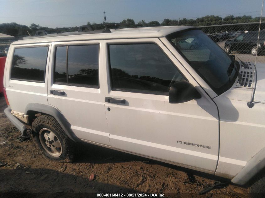 2001 Jeep Cherokee Se VIN: 1J4FN28S91L616383 Lot: 40168412