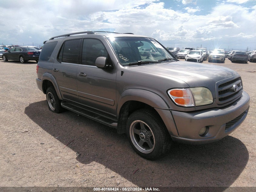 2003 Toyota Sequoia Limited V8 VIN: 5TDBT48A23S167689 Lot: 40168424