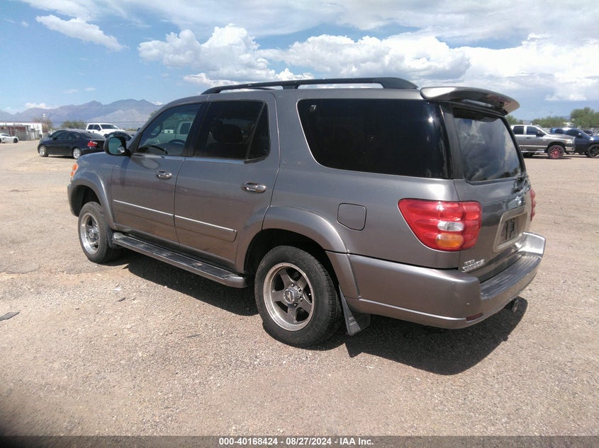 2003 Toyota Sequoia Limited V8 VIN: 5TDBT48A23S167689 Lot: 40168424