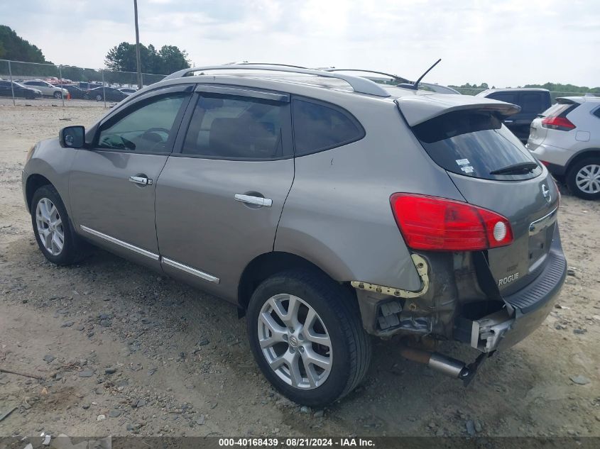 2013 Nissan Rogue Sv W/Sl Pkg VIN: JN8AS5MT2DW535452 Lot: 40168439