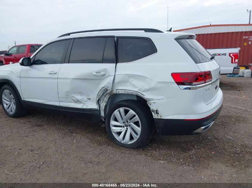 2021 Volkswagen Atlas 3.6L V6 Se W/Technology VIN: 1V2WR2CA5MC599805 Lot: 40168465