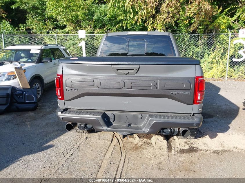 2018 Ford F-150 Raptor VIN: 1FTFW1RG4JFD37333 Lot: 40168472