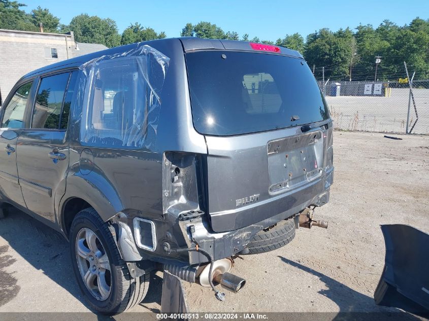 2012 Honda Pilot Ex-L VIN: 5FNYF4H52CB065723 Lot: 40168513