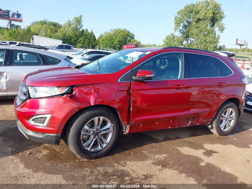 2017 Ford Edge Sel VIN: 2FMPK4J84HBC69872 Lot: 40168607