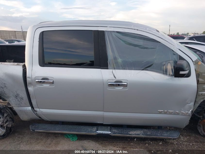 2017 Nissan Titan Sv VIN: 1N6AA1E58HN567774 Lot: 40168704