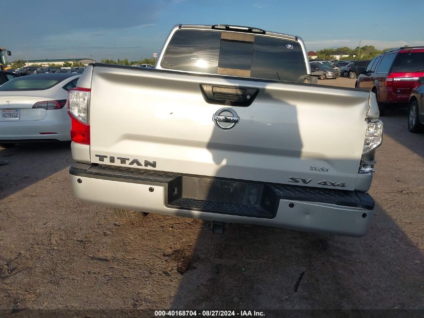 2017 Nissan Titan Sv VIN: 1N6AA1E58HN567774 Lot: 40168704