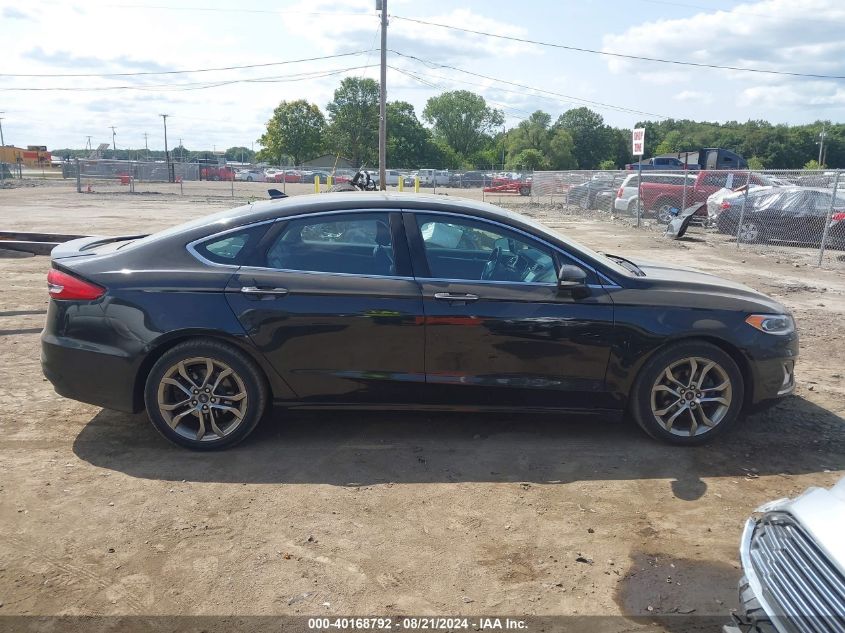 2020 Ford Fusion Hybrid Titanium VIN: 3FA6P0RU8LR157202 Lot: 40168792