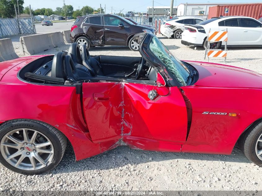 2004 Honda S2000 VIN: JHMAP21404S001350 Lot: 40168799