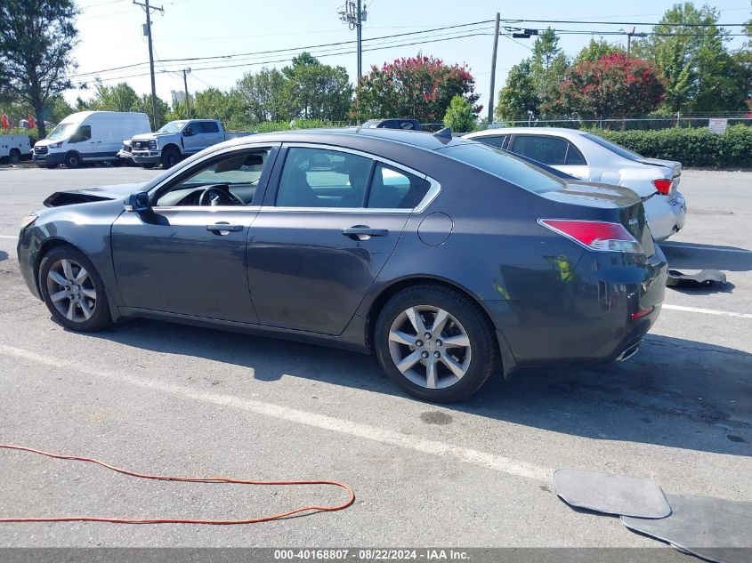 2012 Acura Tl 3.5 VIN: 19UUA8F23CA038540 Lot: 40168807