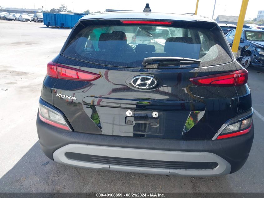 2022 Hyundai Kona Sel/Se VIN: KM8K22AB6NU764669 Lot: 40168859