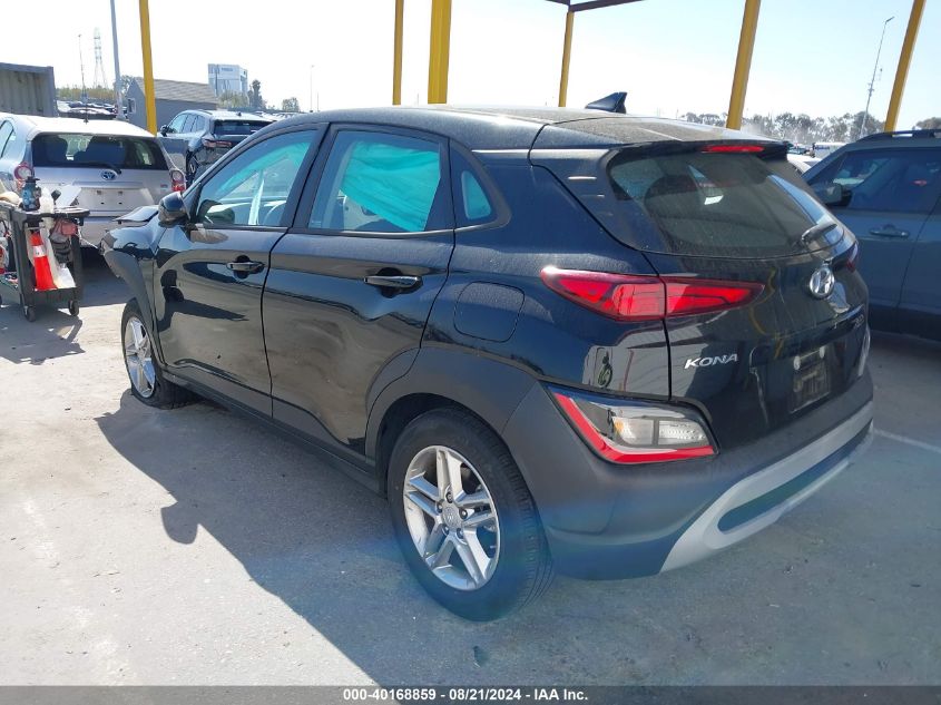 2022 Hyundai Kona Sel/Se VIN: KM8K22AB6NU764669 Lot: 40168859