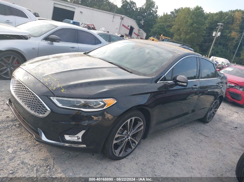 2020 Ford Fusion Titanium VIN: 3FA6P0D95LR175353 Lot: 40168895