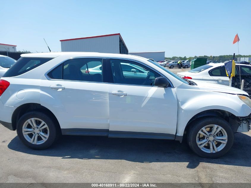 2012 Chevrolet Equinox Ls VIN: 2GNFLCEK2C6241249 Lot: 40168911