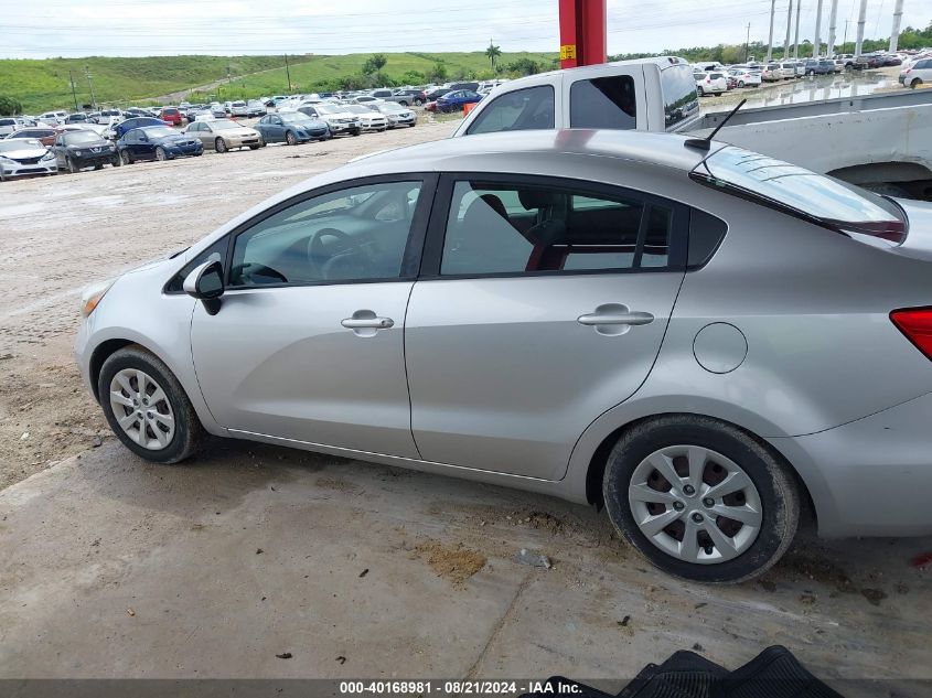 2012 Kia Rio Lx VIN: KNADM4A34C6047746 Lot: 40168981