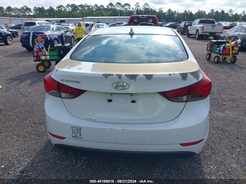 2015 Hyundai Elantra Se/Sport/Limited VIN: 5NPDH4AE4FH586094 Lot: 40169018
