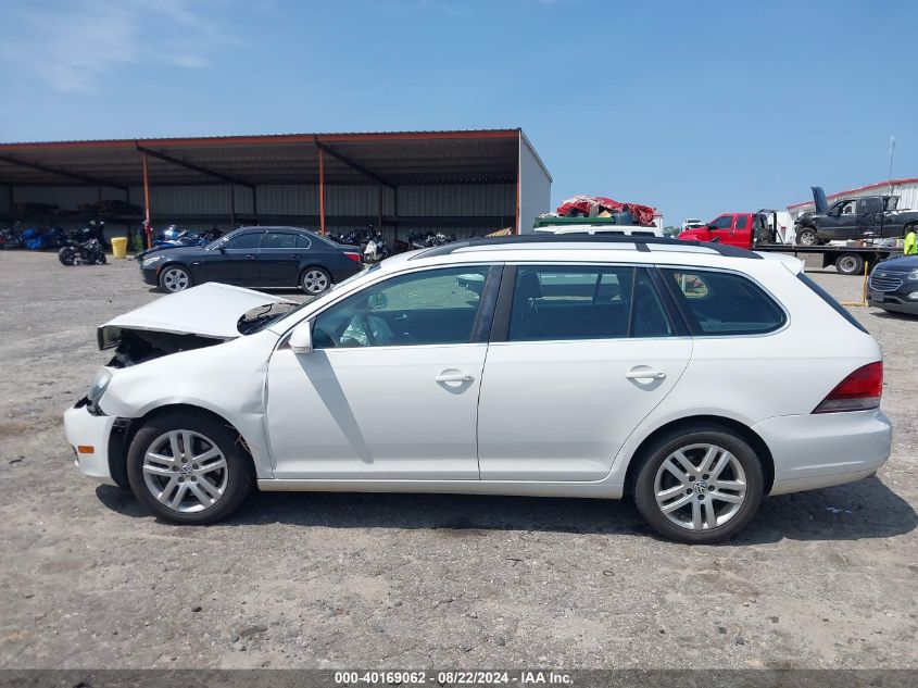 2012 Volkswagen Jetta Sportwagen 2.0L Tdi VIN: 3VWPL7AJ3CM685910 Lot: 40169062