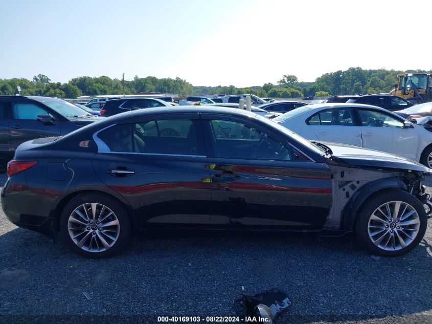 2020 Infiniti Q50 Luxe Awd VIN: JN1EV7AR4LM256316 Lot: 40169103