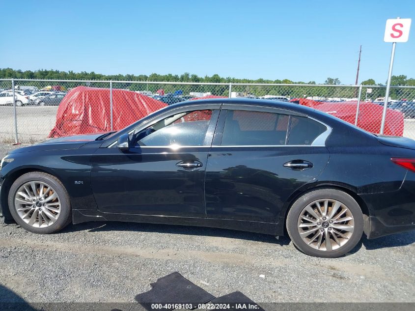 2020 Infiniti Q50 Luxe Awd VIN: JN1EV7AR4LM256316 Lot: 40169103