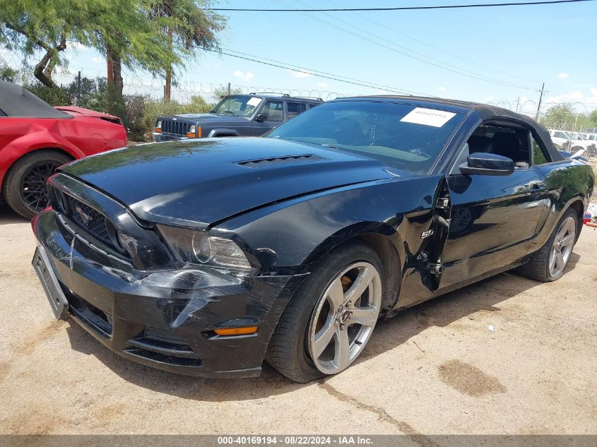 2013 Ford Mustang Gt Premium VIN: 1ZVBP8FF1D5232823 Lot: 40169194